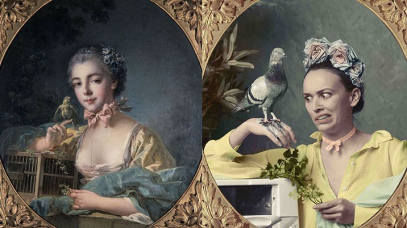 Popular bloggers recreate masterpieces of French art on Instagram