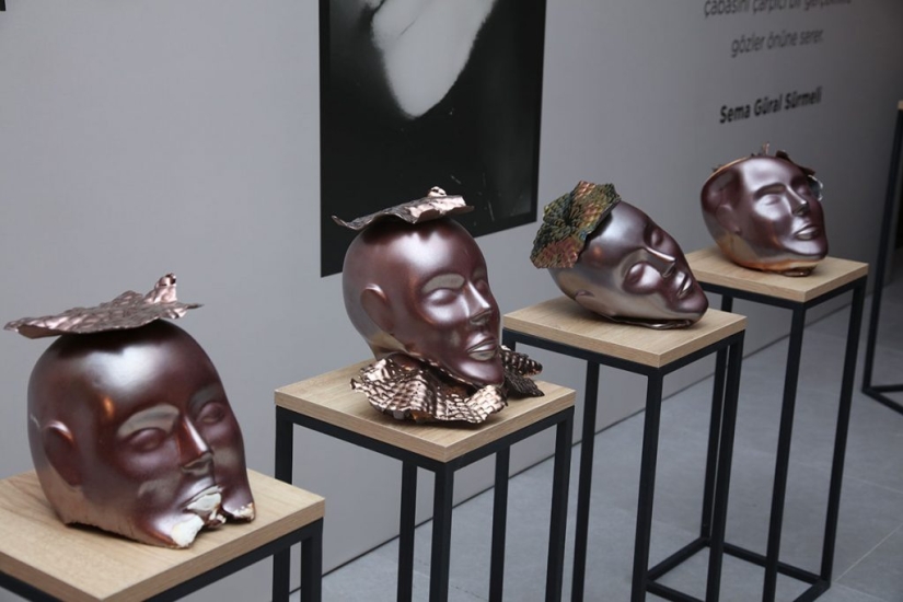 Porcelain Masks Symbolizing Equality Porcelain Masks Symbolizing Equality