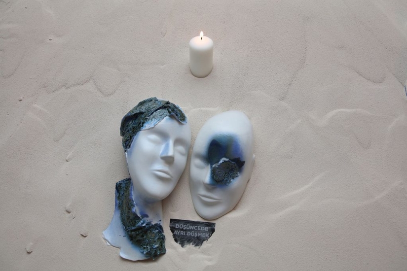 Porcelain Masks Symbolizing Equality Porcelain Masks Symbolizing Equality