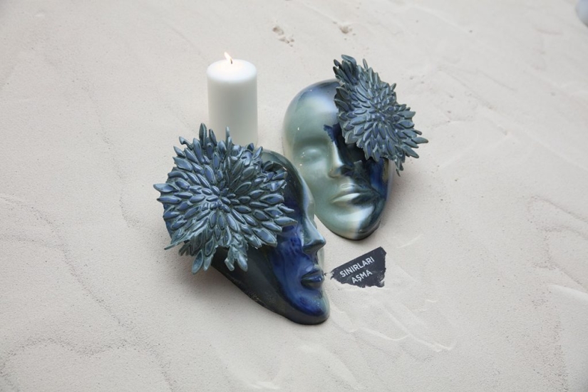 Porcelain Masks Symbolizing Equality Porcelain Masks Symbolizing Equality