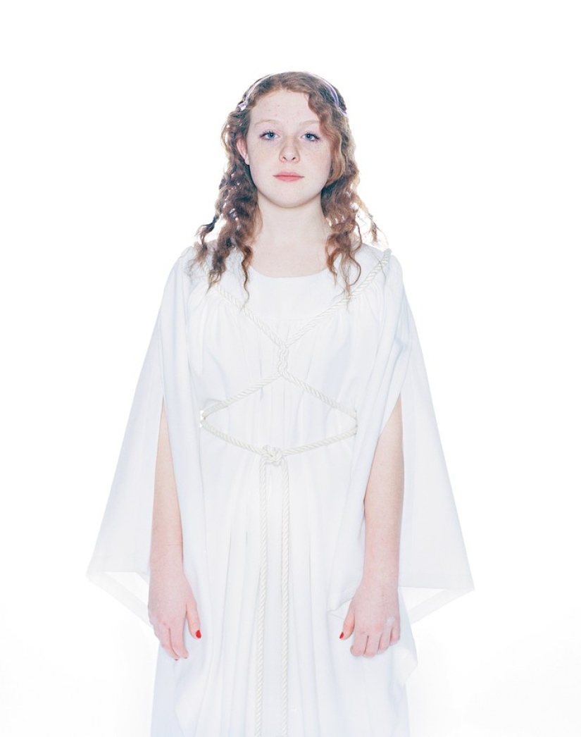 Portraits of girls from the Order of the "Daughters of Job", the most closed near-Masonic youth organization Portraits of girls from the Order of the "Daughters of Job", the most closed near-Masonic youth organization