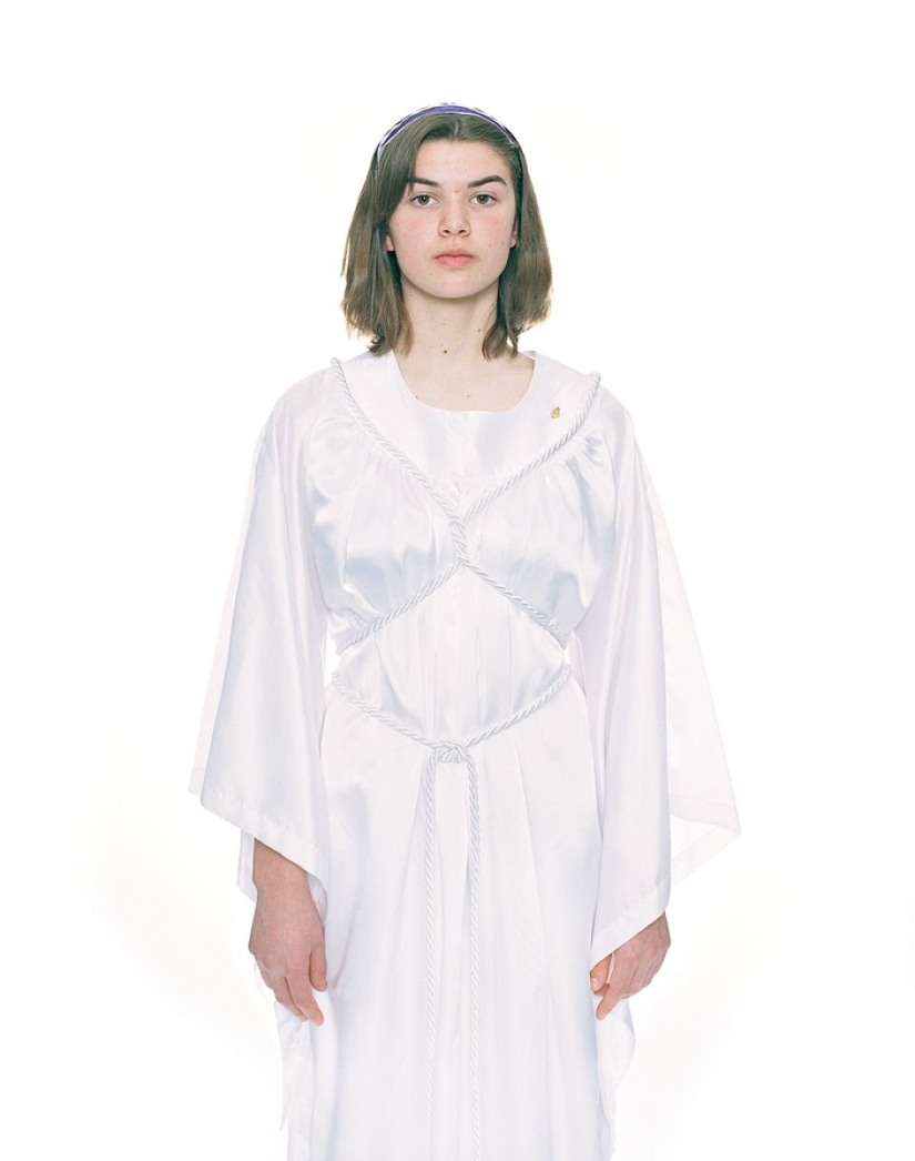 Portraits of girls from the Order of the "Daughters of Job", the most closed near-Masonic youth organization Portraits of girls from the Order of the "Daughters of Job", the most closed near-Masonic youth organization