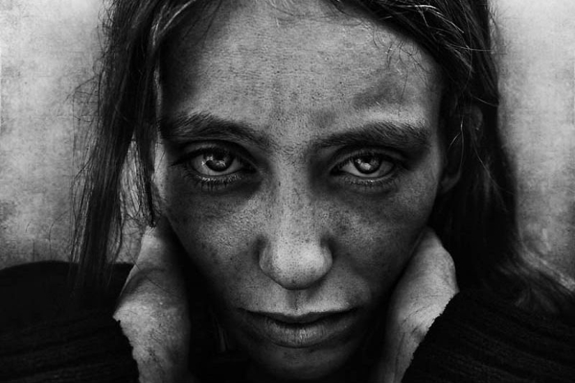 Portraits of the homeless by photographer Lee Jeffries