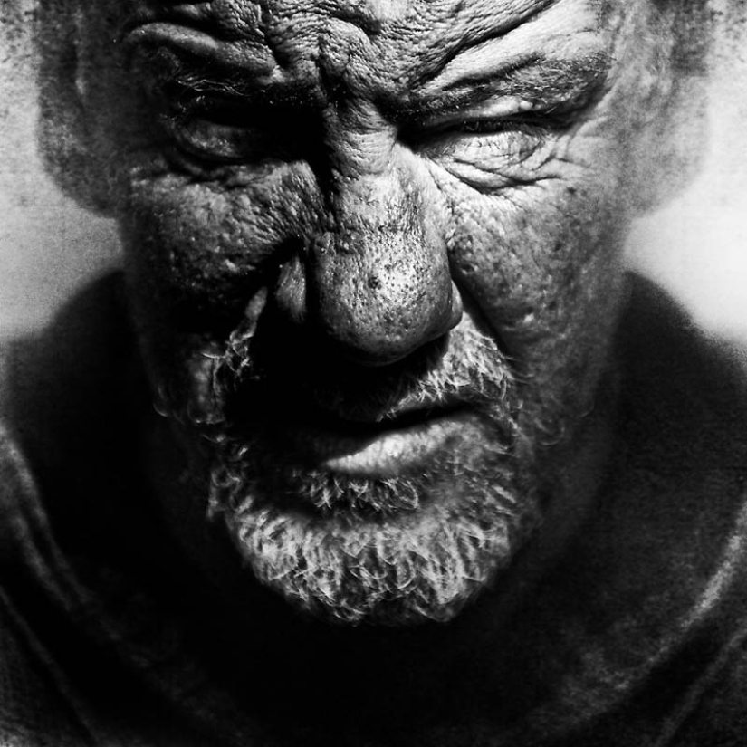 Portraits of the homeless by photographer Lee Jeffries