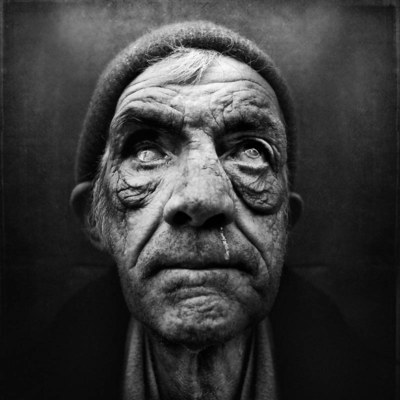 Portraits of the homeless by photographer Lee Jeffries