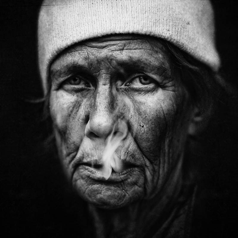 Portraits of the homeless by photographer Lee Jeffries