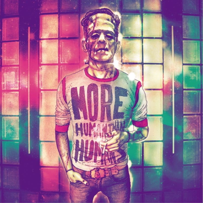 Princess Diana, Salvador Dali and Che Guevara were dressed as hipsters and forced to listen to rock