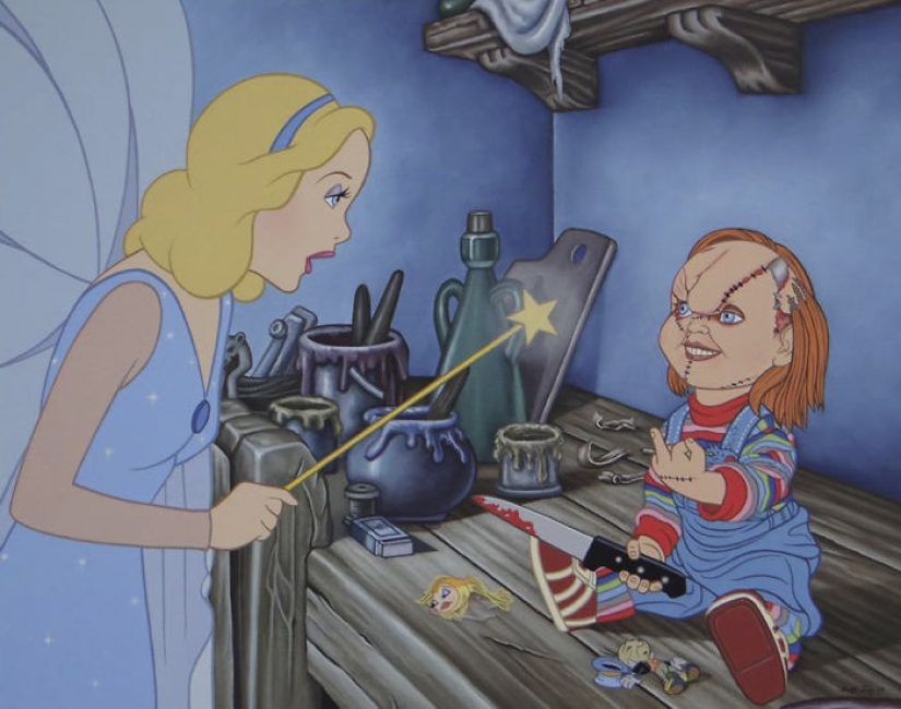 Provocative illustrations of Disney characters will ruin your childhood