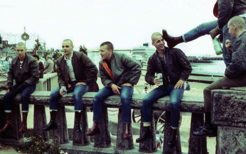 Published photos of London skinheads taken in the 1980s