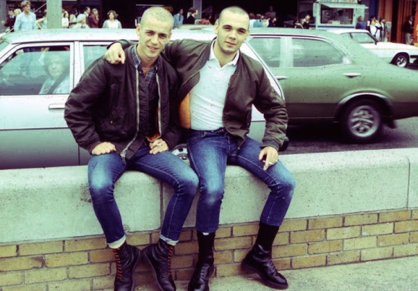 Published photos of London skinheads taken in the 1980s
