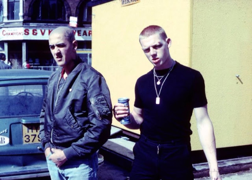Published photos of London skinheads taken in the 1980s