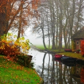 Pueblo sin carreteras en los Países Bajos