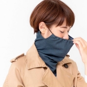 Qué aspecto tiene una máscara de redecilla japonesa, una alternativa de moda a una máscara médica