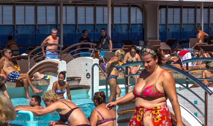 ¿Qué puede hacer una persona común en un crucero?