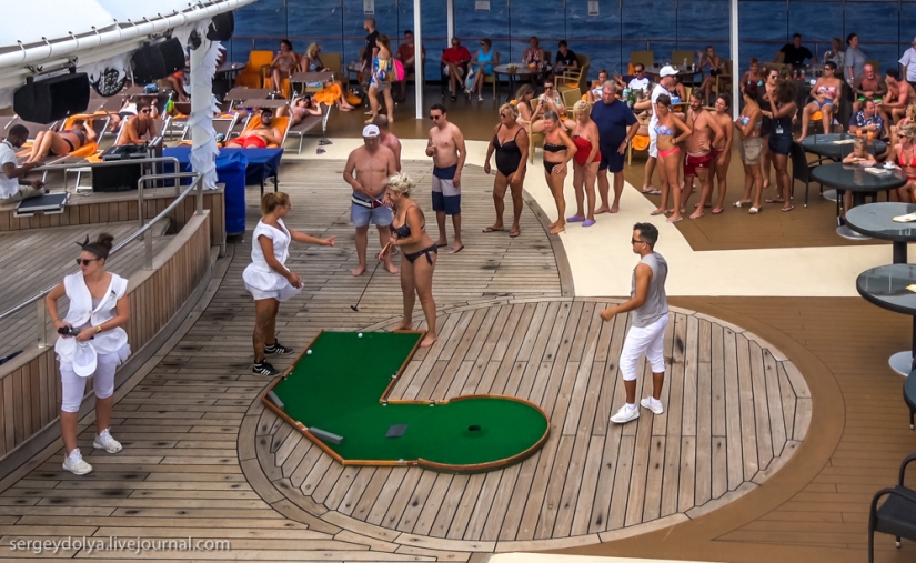 ¿Qué puede hacer una persona común en un crucero?