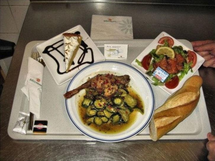 Qué se alimenta en hospitales de diferentes países