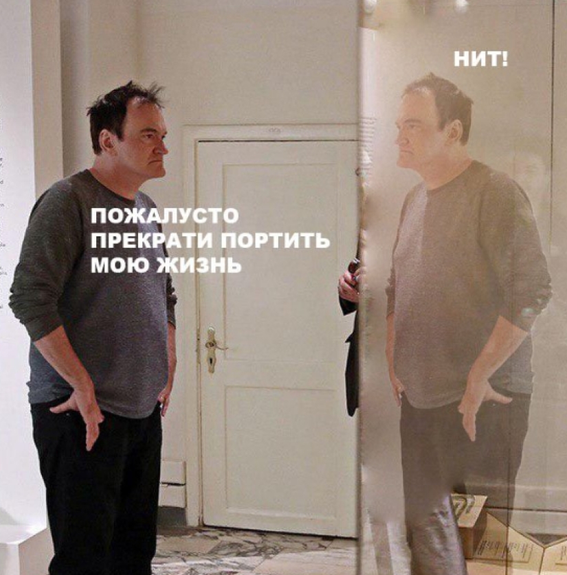 Quentin Tarantino's visit to Moscow has been overgrown with a lot of memes