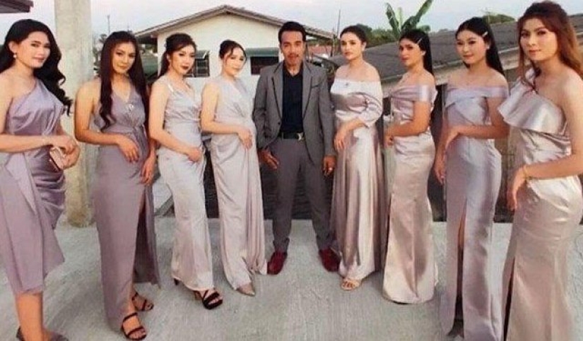 Queridas mujeres del tatuador Sorota: cómo el tailandés hace felices a 8 esposas a la vez