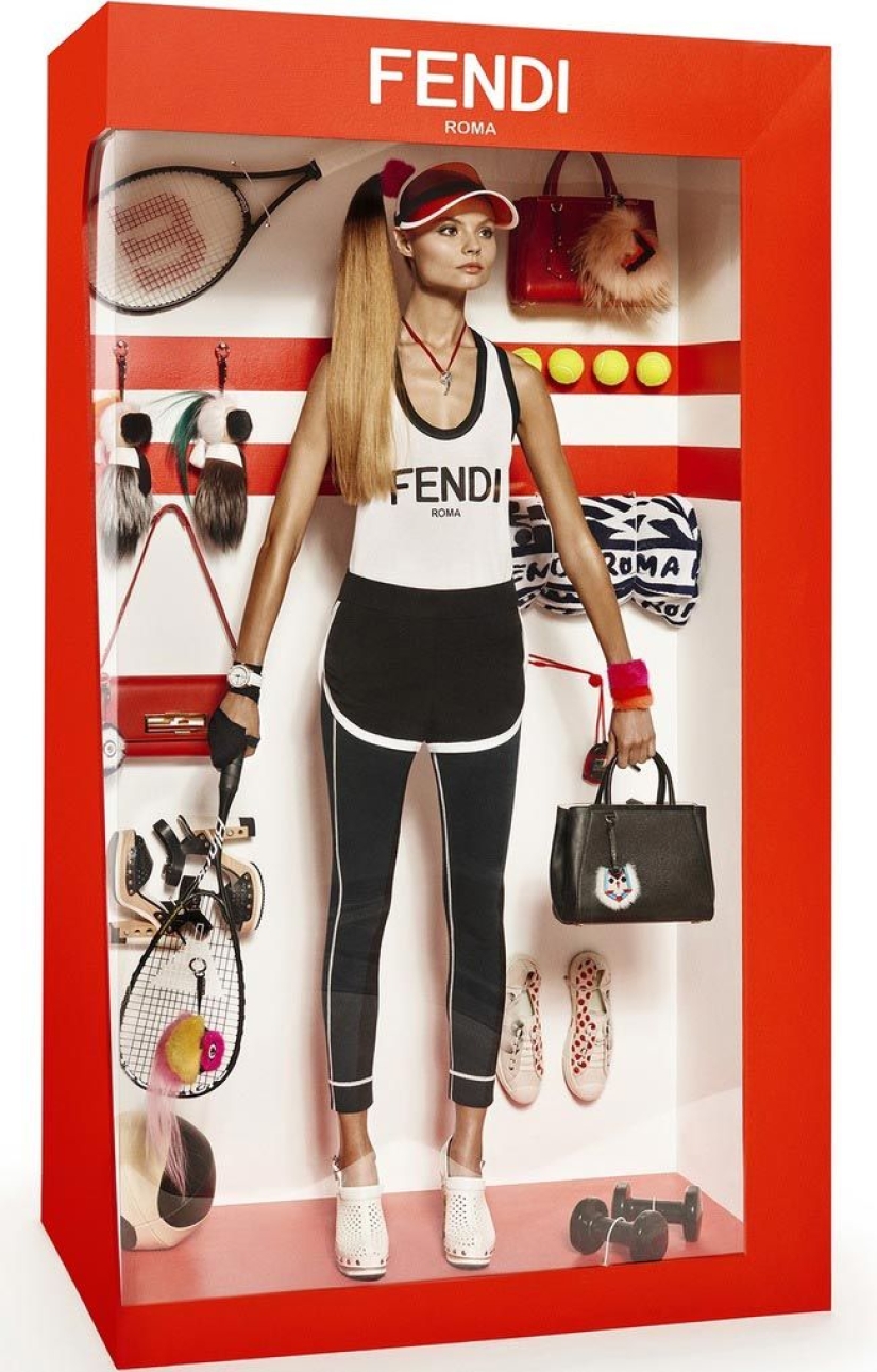 Real models turned into plastic Barbie dolls