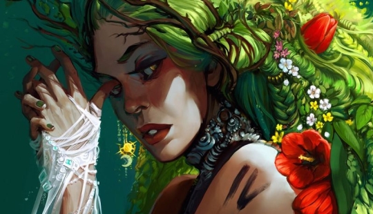 Revived months: an artist from Russia drew a calendar with girls-the seasons