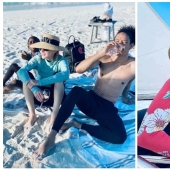Romance and the sea: Madonna is vacationing with a young lover and children in the Maldives