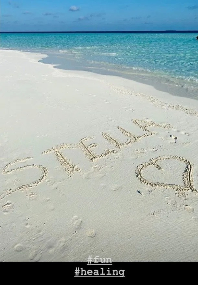 Romance y el mar: Madonna está de vacaciones con un joven amante y niños en las Maldivas