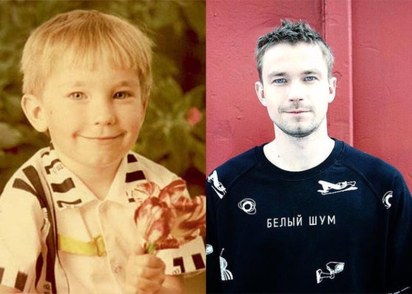 Russian male stars: then and now