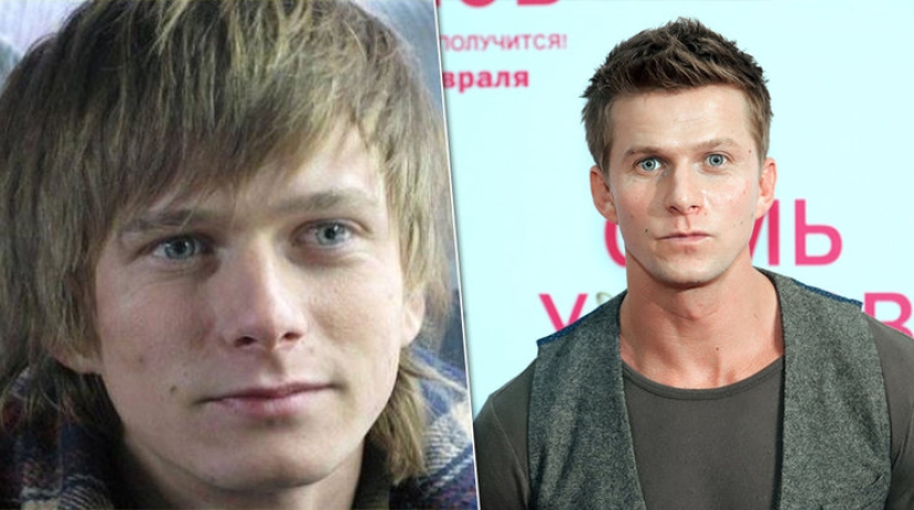 Russian male stars: then and now
