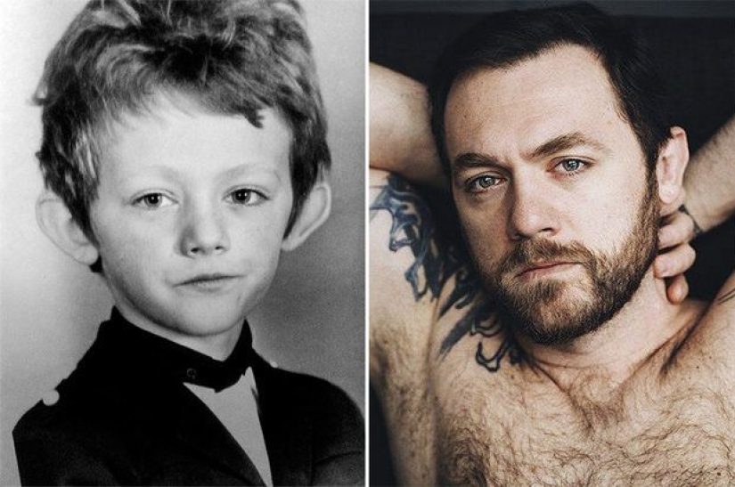 Russian male stars: then and now