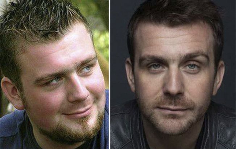 Russian male stars: then and now