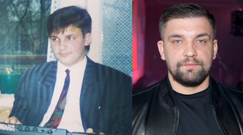 Russian male stars: then and now