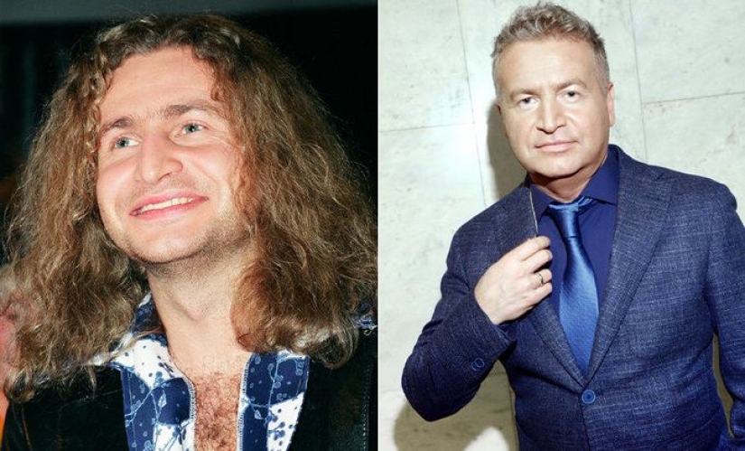 Russian male stars: then and now