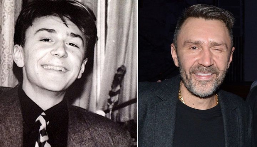 Russian male stars: then and now