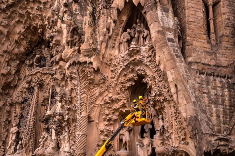 Sagrada Familia en Barcelona - la última fase de la construcción