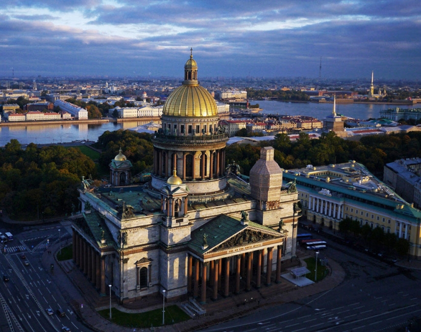 Saint Petersburg — top view Saint Petersburg — top view