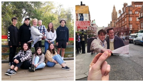 Saludos del pasado: la gente ha recreado sus fotos antiguas