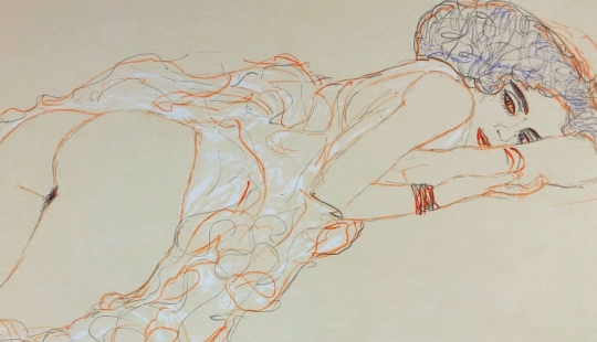 Scandalous erotic drawings by Gustav Klimt