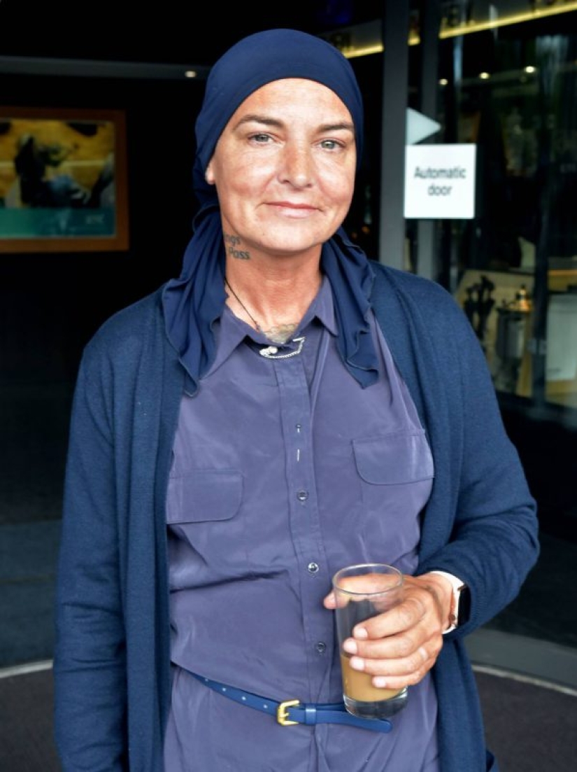 Scandalous Irish singer Sinead O'Connor appeared on a TV show in an Islamic outfit