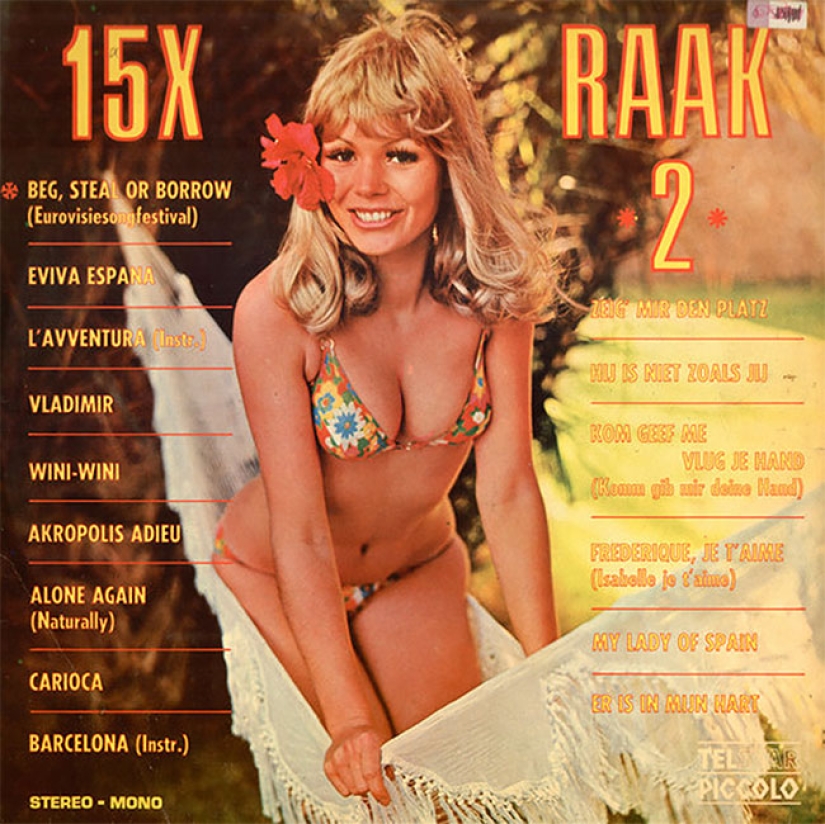 Seductive bikinis from the covers of records of the 60-80s Seductive bikinis from the covers of records of the 60-80s