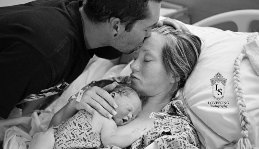 Sesión de fotos de hija muerta