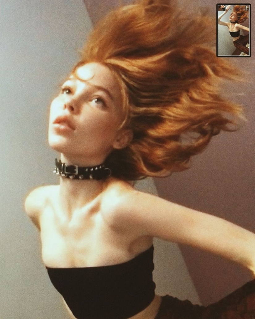 Sesión de fotos remota de Alessio Albi en la cámara web durante la cuarentena