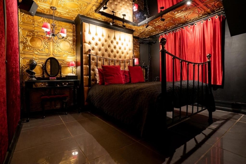 Sex adventures in the dungeon: what happens in a hotel with a BDSM room and a prison cell