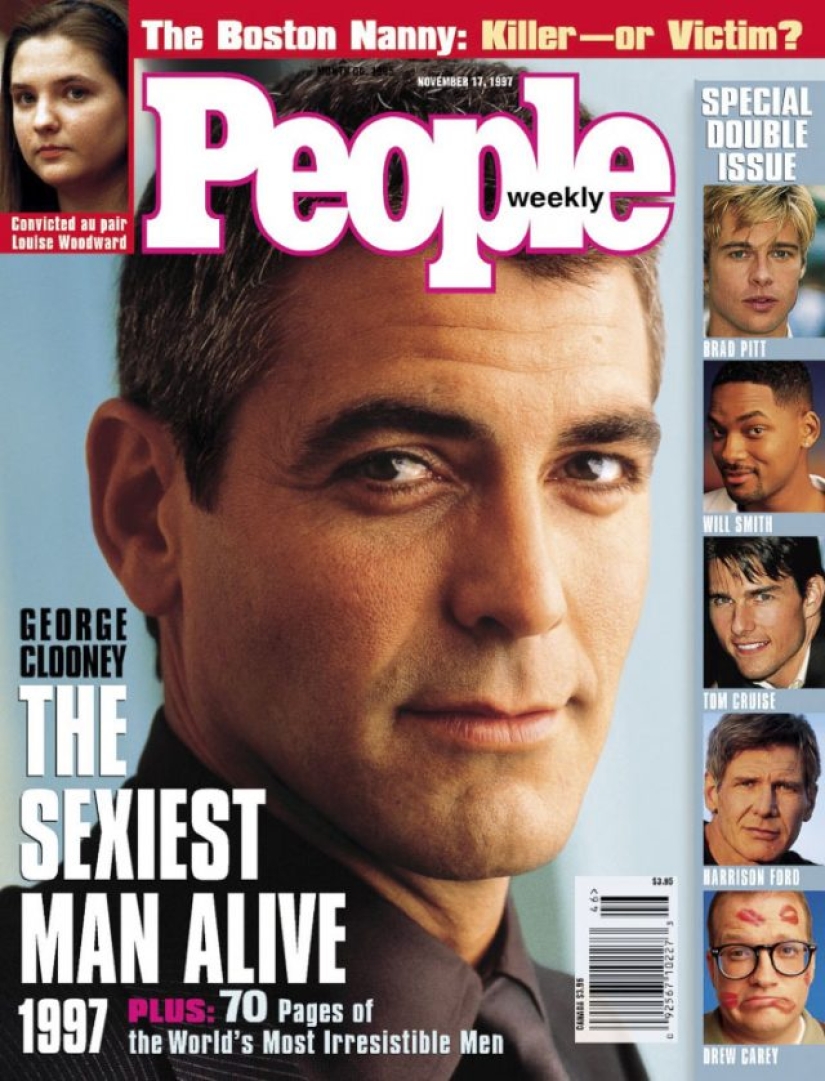 Sexiest Men According to People magazine from 1990 to 2017