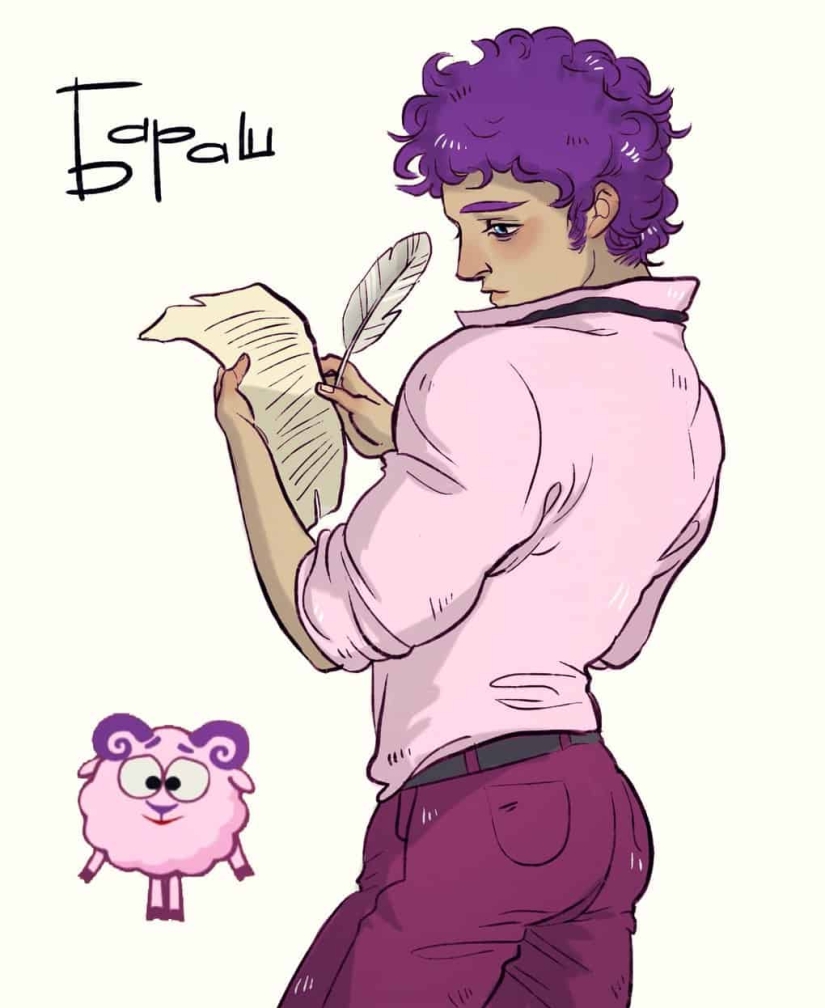 Sexy Nyusha and a strong-assed Lamb: fantasies on the theme of "Smesharikov" Sexy Nyusha and a strong-assed Lamb: fantasies on the theme of "Smesharikov"