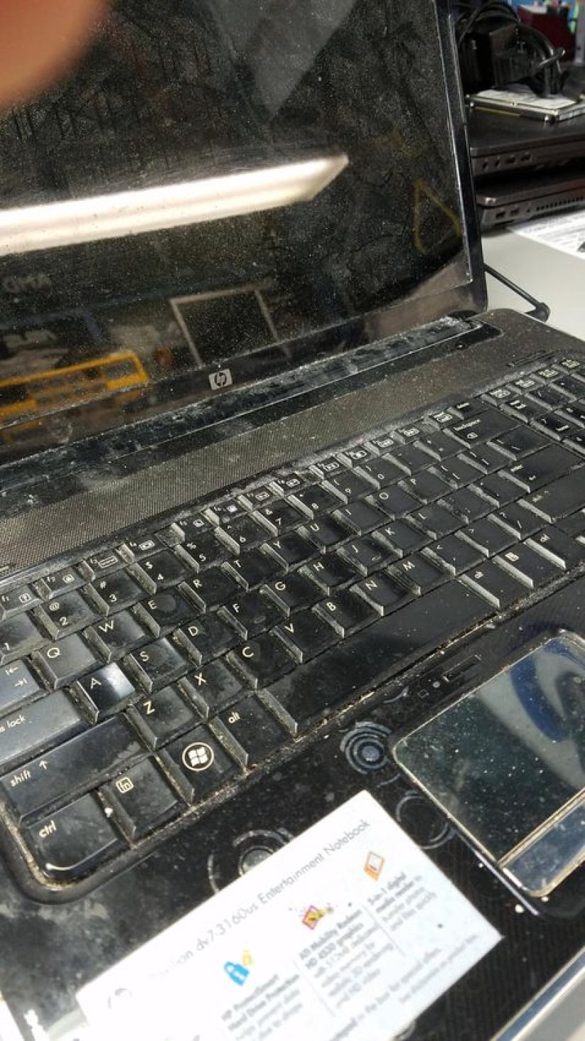 Shots that will make a normal IT specialist shudder with horror