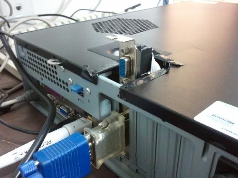 Shots that will make a normal IT specialist shudder with horror