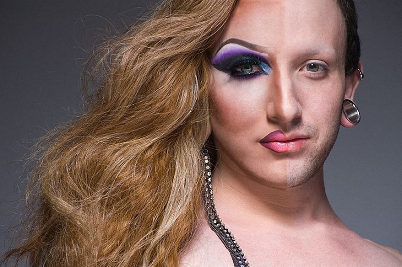 Show your face: Divas travestis con y sin maquillaje en el proyecto de Leland Bobb Show your face: Divas travestis con y sin maquillaje en el proyecto de Leland Bobb
