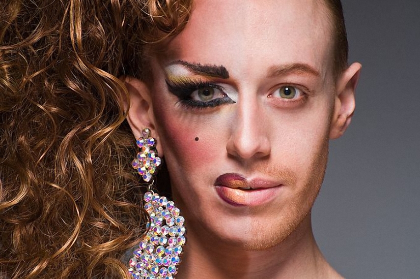 Show your face: Divas travestis con y sin maquillaje en el proyecto de Leland Bobb Show your face: Divas travestis con y sin maquillaje en el proyecto de Leland Bobb