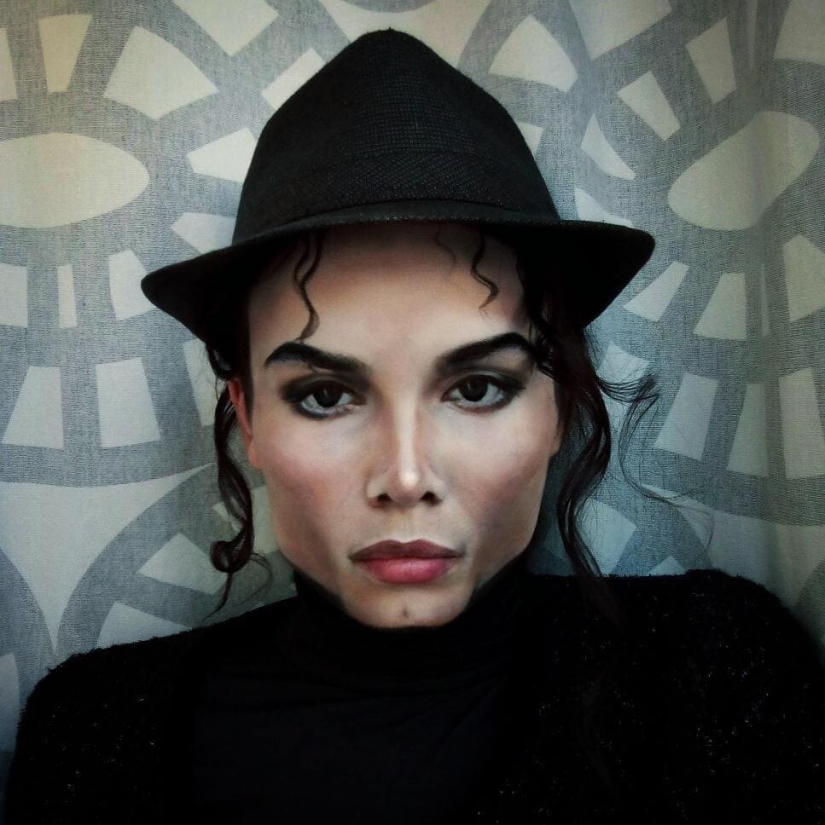 Siberian student turns into 50 Cent, Avatar, Jackson, and anyone else Siberian student turns into 50 Cent, Avatar, Jackson, and anyone else