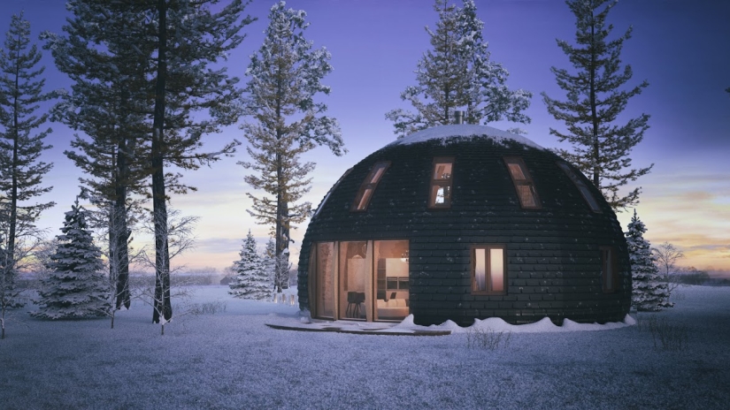 Skydome: domed houses from Russia